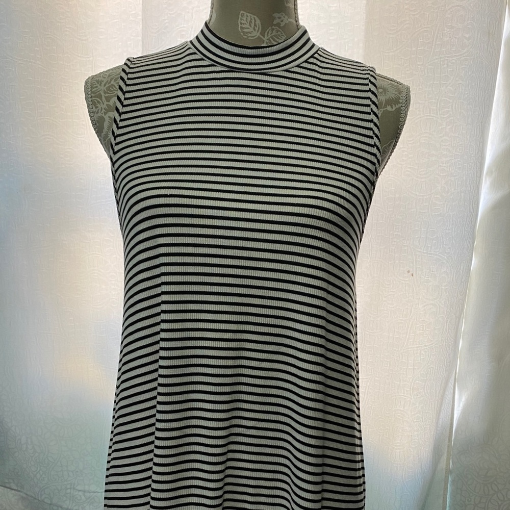 Stripped Shirt Dress